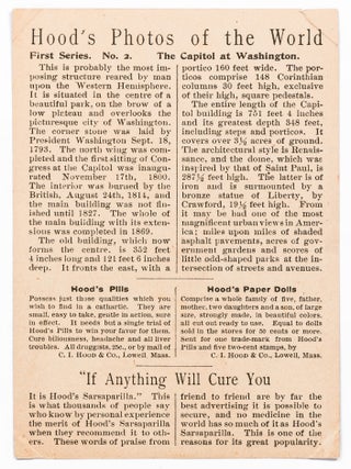 Item #425523 (Archive): C.I. Hood & Company, "Photos of the World," Trading Cards