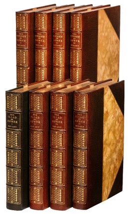 Item #425694 The Iliad of Homer (Four volume set) [and] The Odyssey of Homer (Four volume set)...