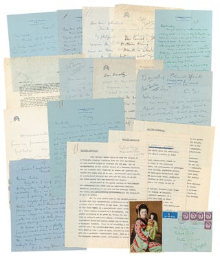 Item #425844 [Archive]: Correspondence and Typed Manuscript. Cecil BEATON, Carmel Snow, Dorothy...