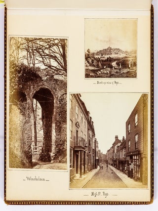 [Photo Album]: Woman's Illuminated Photo Album with Original Watercolor Paintings
