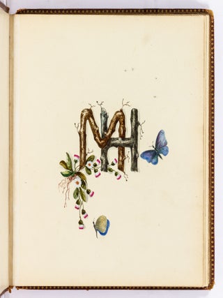 [Photo Album]: Woman's Illuminated Photo Album with Original Watercolor Paintings