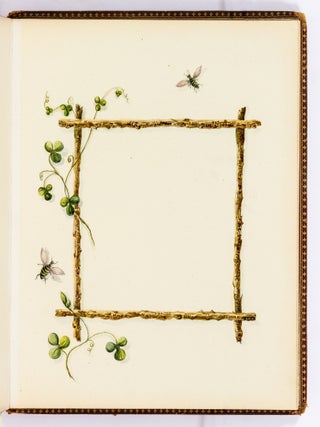 [Photo Album]: Woman's Illuminated Photo Album with Original Watercolor Paintings