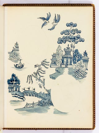[Photo Album]: Woman's Illuminated Photo Album with Original Watercolor Paintings