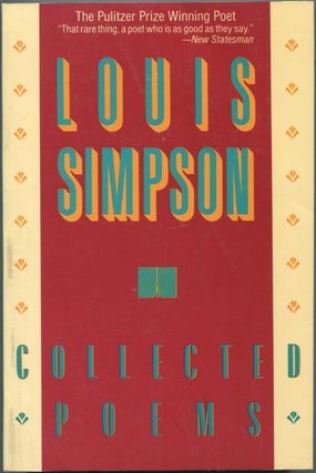 Item #426071 Collected Poems. Louis SIMPSON