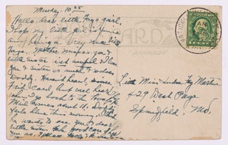 [Correspondence]: World War I Correspondence between Husband and Wife, Vintage Cards