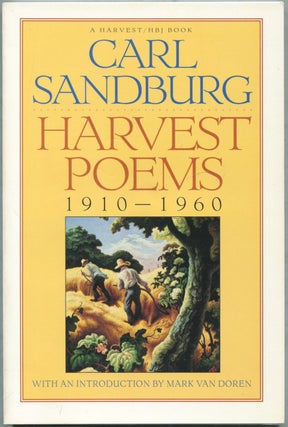 Item #426155 Harvest Poems 1910-1960. Carl SANDBURG