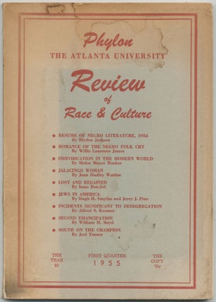 Item #426214 Phylon: The Atlanta University Review of Race & Culture