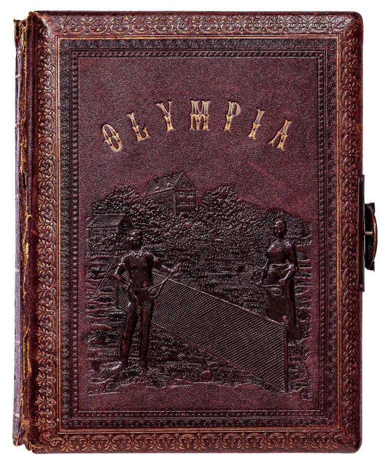 Item #426585 [Photo Album and Music Box] “Olympia”. W. H. S. THOMPSON, H. Bunnett.