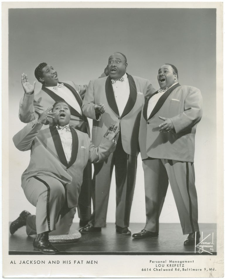 Item #426783 [Promotional photograph]: Al Jackson and His Fat Men. James J. KRIEGSMANN.