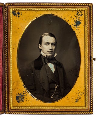Item #426946 Half Plate Portrait Daguerreotype of a Young Man. Matthew BRADY