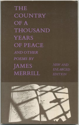 Item #427261 The Country of A Thousand Years of Peace and Other Poems. James MERRILL