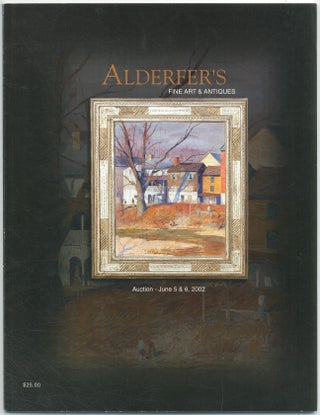 Item #427378 Alderfer's Fine Art & Antiques: Auction - June 5 & 6, 2002