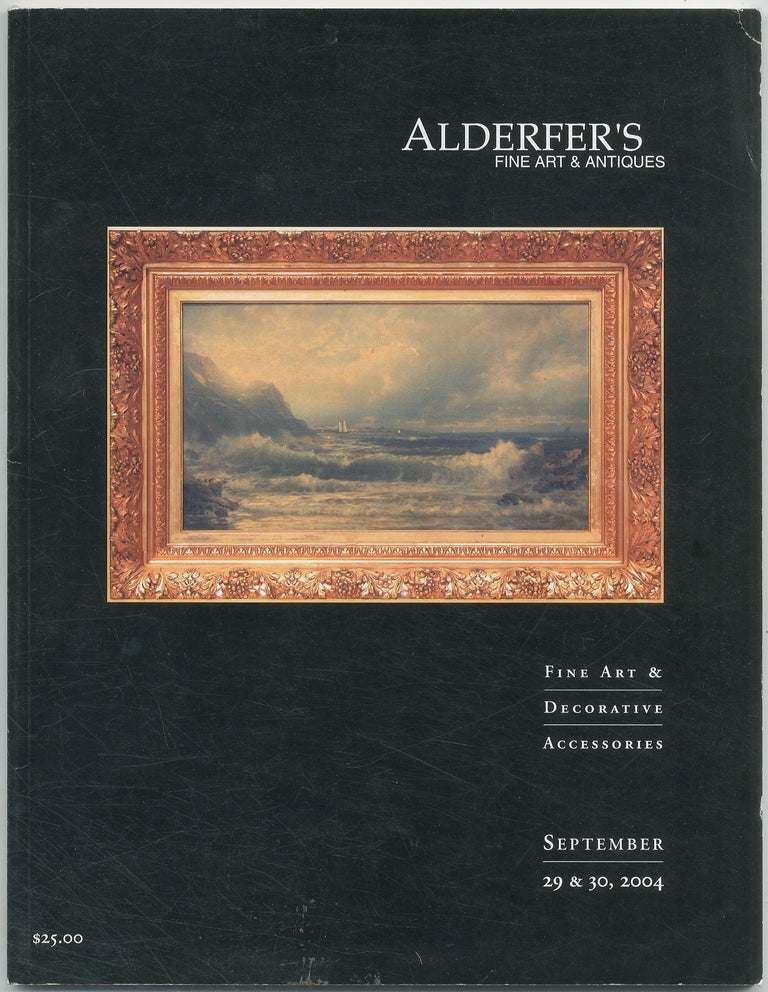 Item #427382 Alderfer's Fine Art & Antiques: Alderfer's September Fine Art & Decorative Accessories Auction, September 29 & 30, 2004