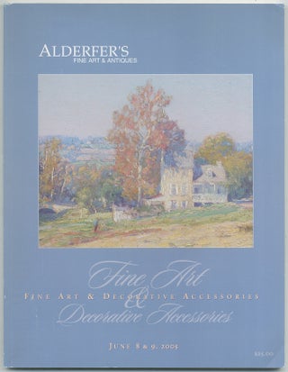 Item #427383 Alderfer's Fine Art & Antiques: Alderfer's June Fine Art & Decorative Accessories...