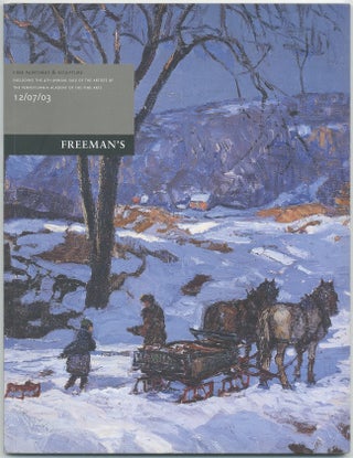 Item #427393 (Exhibition catalog): Freeman's: Fine Paintings and Sculpture, December 7th, 2003
