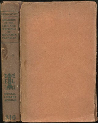 Item #428192 Autobiography. Benjamin FRANKLIN
