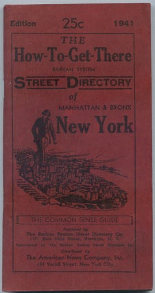 Item #428633 How-To-Get-There (Barkan System) Street Directory of New York City (Manhattan and...
