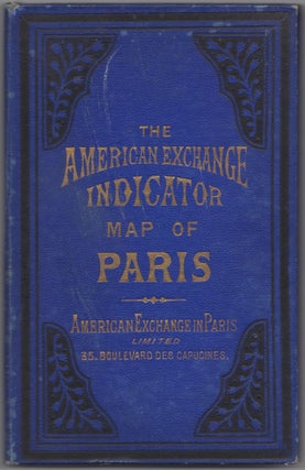 Item #428754 The American Exchange Indicator Map of Paris
