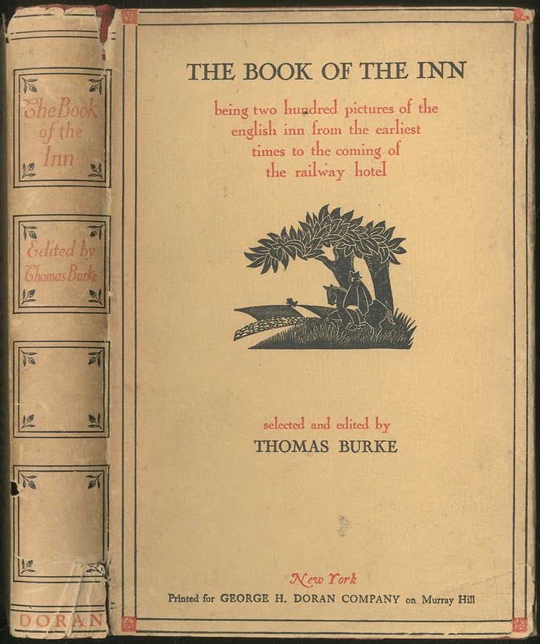 Item #429038 The Book of the Inn. Thomas BURKE.