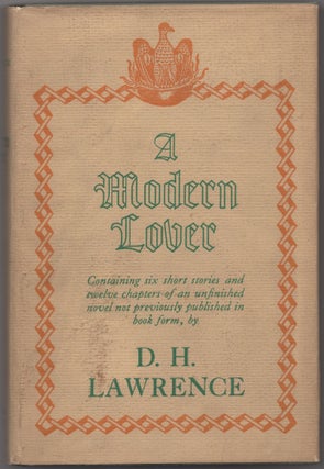 Item #429090 A Modern Lover. D. H. LAWRENCE