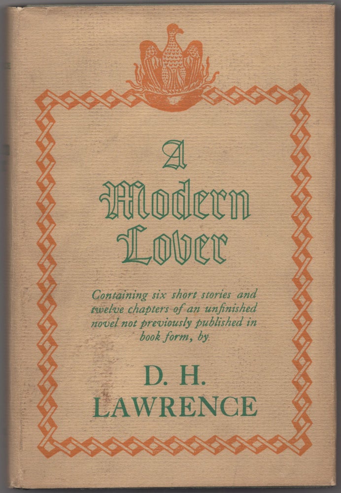 Item #429090 A Modern Lover. D. H. LAWRENCE.