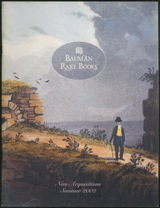 Item #429465 Bauman Rare Books: Summer 2002 Catalogue