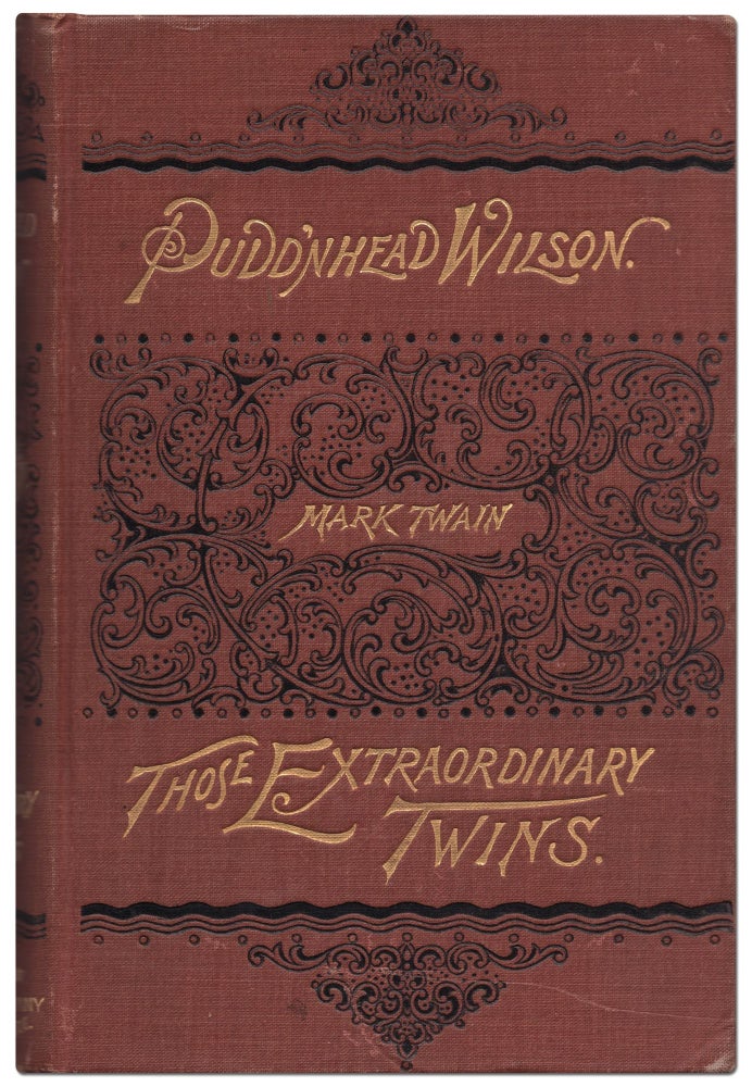 Item #429692 The Tragedy of Pudd'nhead Wilson and The Comedy Those Extraordinary Twins. Mark TWAIN.