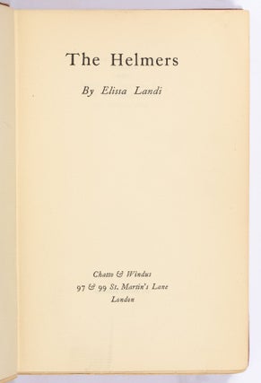 [Manuscript]: The Helmers