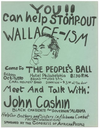 Item #429933 [Broadside or Flyer]: You!! can help stomp-out Wallace-ism. Come to The People's...