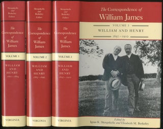 Item #430008 The Correspondence of William James. William and Henry. 3 Volumes. William JAMES,...