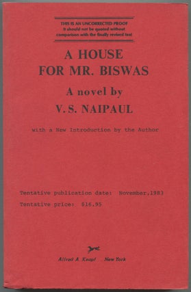 Item #430332 A House for Mr. Biswas. V. S. NAIPAUL