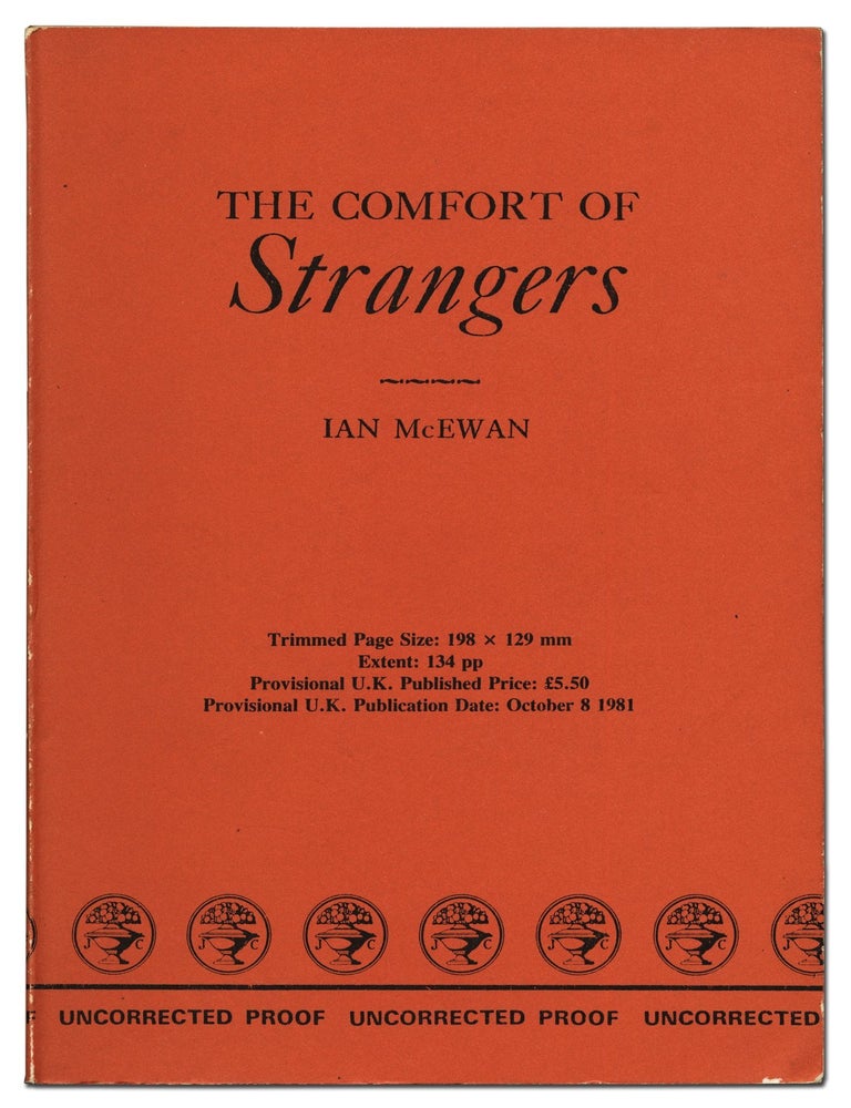The Comfort of Strangers. Ian McEWAN.