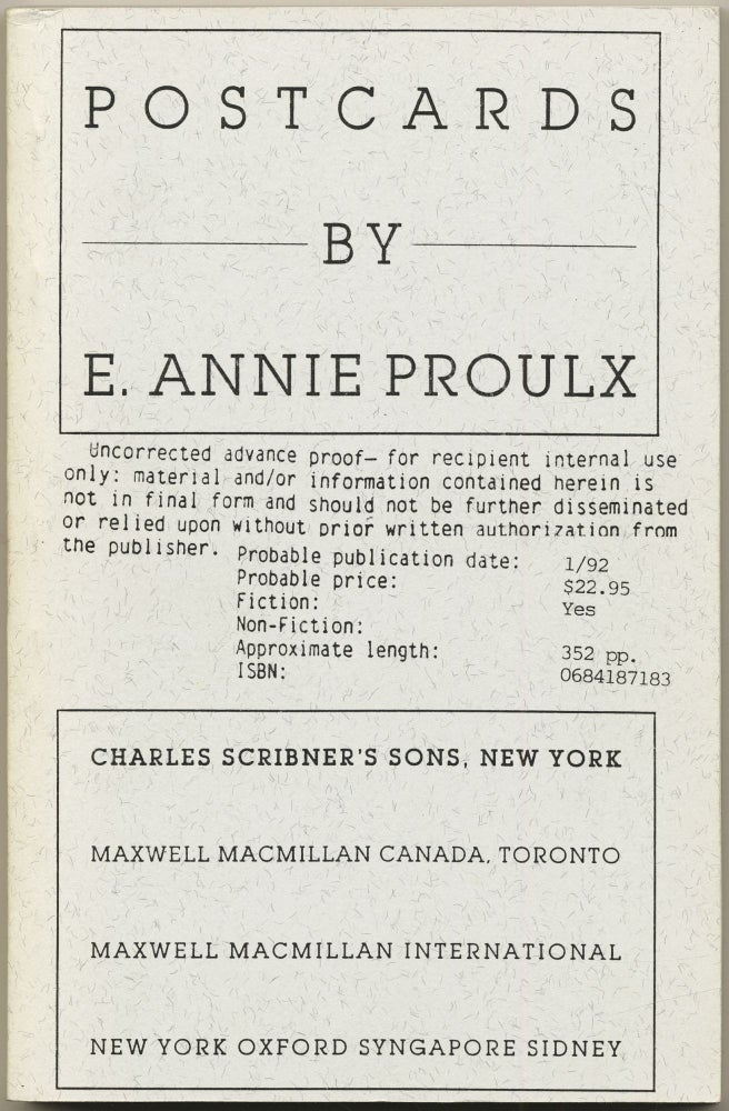 Item #430582 Postcards. E. Annie PROULX.