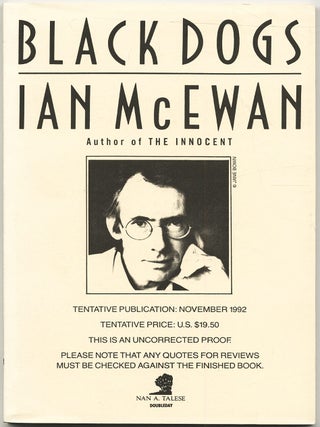 Item #430792 Black Dogs. Ian MCEWAN