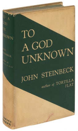 Item #431087 To a God Unknown. John STEINBECK
