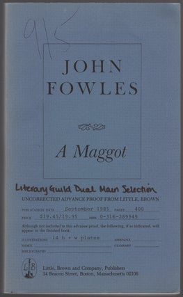 Item #431500 A Maggot. John FOWLES