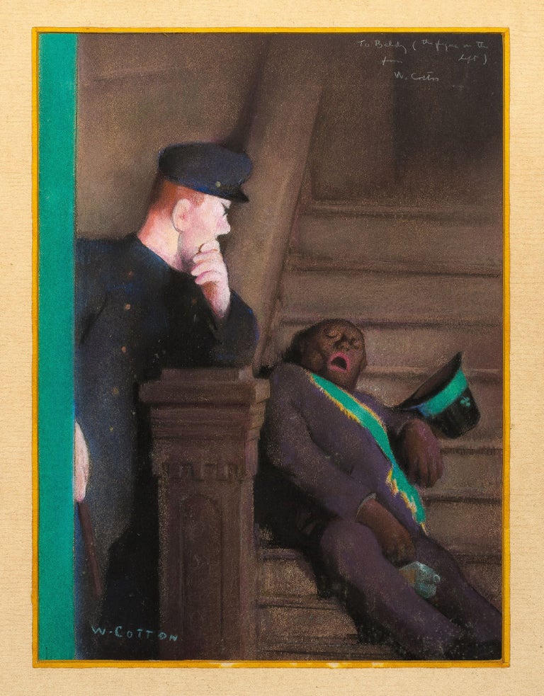 Item #431800 Original Art for the Cover of the March 19, 1938 St. Patrick's Day Issue of The New Yorker. Will COTTON.