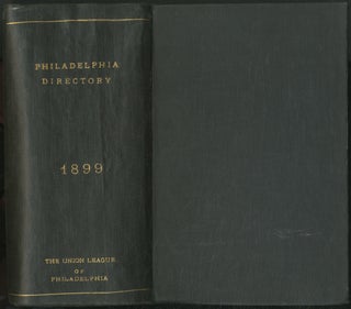 Item #432372 Gopsill's Philadelphia City Directory, for 1899
