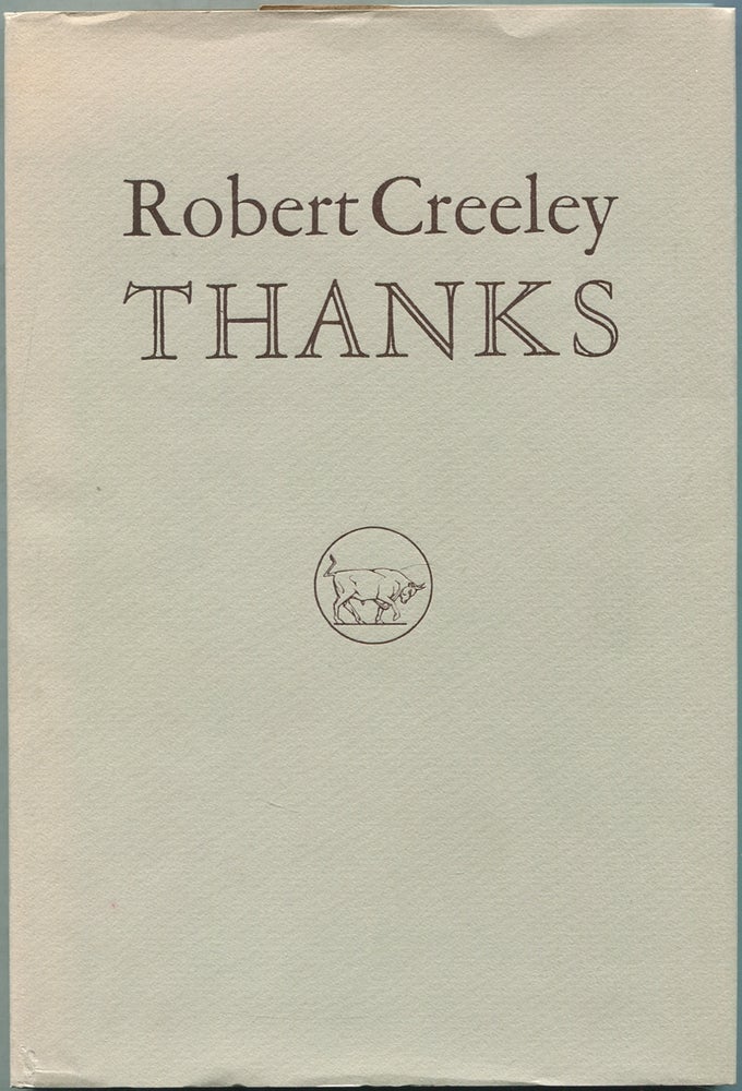 Item #432686 Thanks. Robert CREELEY.