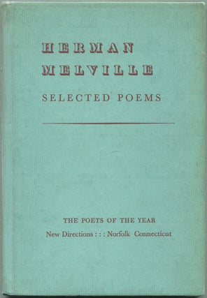 Item #432930 Selected Poems. Herman MELVILLE
