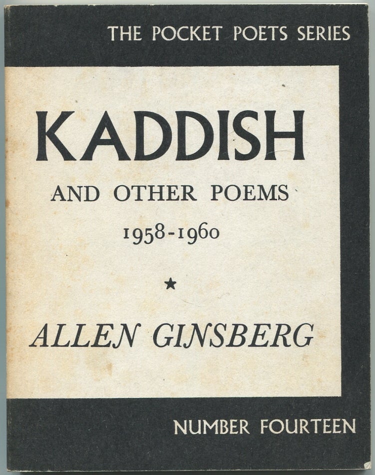 Item #433020 Kaddish and Other Poems 1958 - 1960. Allen GINSBERG.