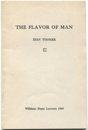 Item #433363 The Flavor of Man. Jean TOOMER