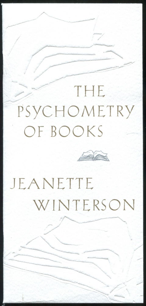 Item #433465 The Psychometry of Books. Jeanette WINTERSON.