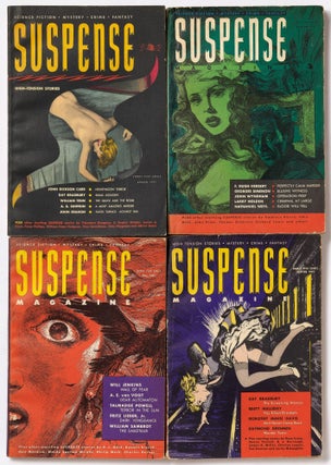 Item #433698 Suspense Magazine 1-4 [Complete]. Ray BRADBURY, Theodore Sturgeon, Bret Halliday,...