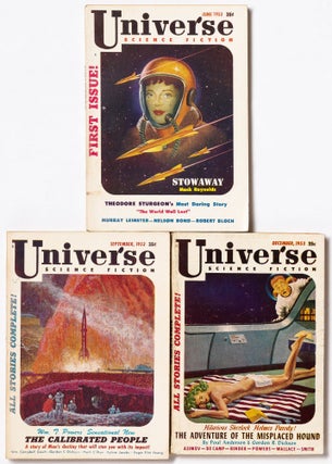 Item #433708 Universe Science Fiction 1-3. Isaac ASIMOV, Poul Anderson, L. Sprague de Camp,...