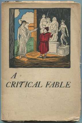Item #433991 A Critical Fable. Amy LOWELL