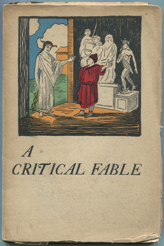 Item #433991 A Critical Fable. Amy LOWELL.