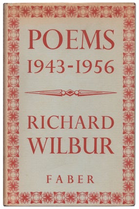 Item #434533 Poems 1943-1956. Richard WILBUR