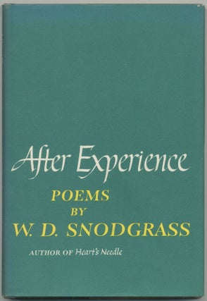 After Experience. W. D. SNODGRASS.