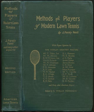 Item #434772 Methods and Players of Modern Lawn Tennis. J. Parmly PARET